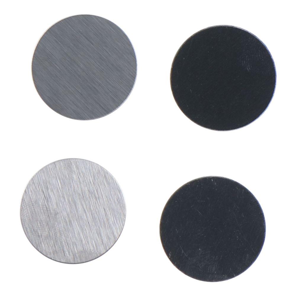 

Серебряная штампованная бирка Металлические алюминиевые круглые бирки Плоская круглая бирка Ювелирные аксессуары