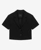 Mind Bridge Women [W] Cropped Short Sleeve Jacket - 2 Colors Myjk3203