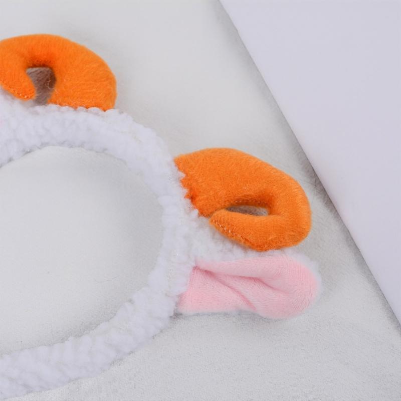 Sheep Costume Set Sheep Ears Tail Plush Animal Fancy Costume Kit Accessories for Kids Halloween Cosplay Accessories