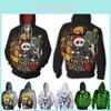 Stylish Nightmare Before Christmas Hoodies Sweater Zipper Men's Sweatshirt Jacket Coat