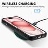 For iPhone 17 Case Carbon Fiber Texture PU Leather + PC + TPU Phone Cover