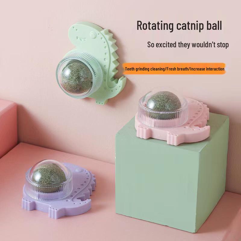 Avocado Catnip Ball Toy: Interactive, Teething & Teeth-Cleaning Fun for Cats