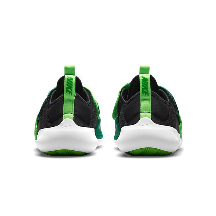 Nike Flex Advance Low Top Kids' Running Shoes Black Green Children Aged 3 7 Years Old CZ0186-004
