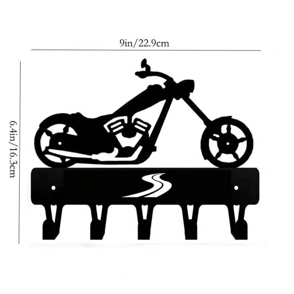 

Motorcycle Key Hanger Metal Wall Hook for Home Office Garage TY1034