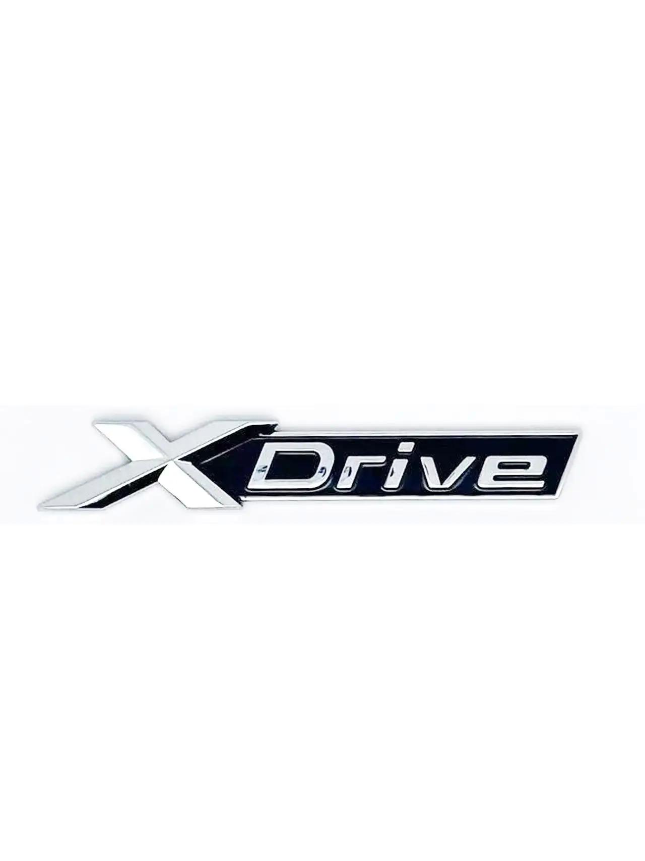 

New Chrome Black Fender & Trunk Emblem Sticker for BMW 3/4/5/6/7/8 Series X1 X3 X4 X5 X6 Z4 GT SDrive XDrive EDrive Badge Decal