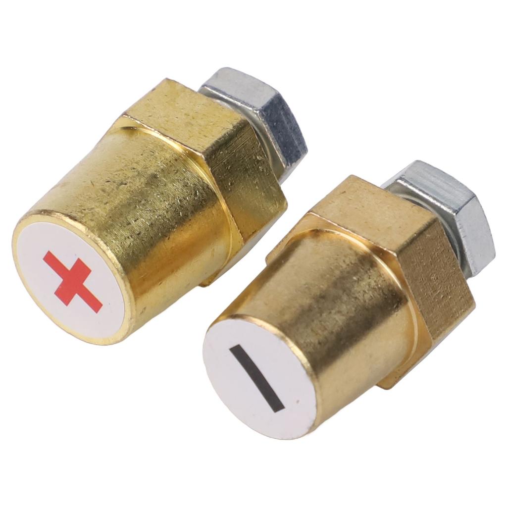 Positive Negative Terminals Battery Adapter Terminals Car Battery Replacement Easy Installation For 12V Vehicles
