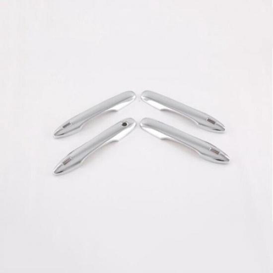 For Toyota BZ4X -2025 Chrome Exterior Car Door Handle Molding Cover Trim 4x