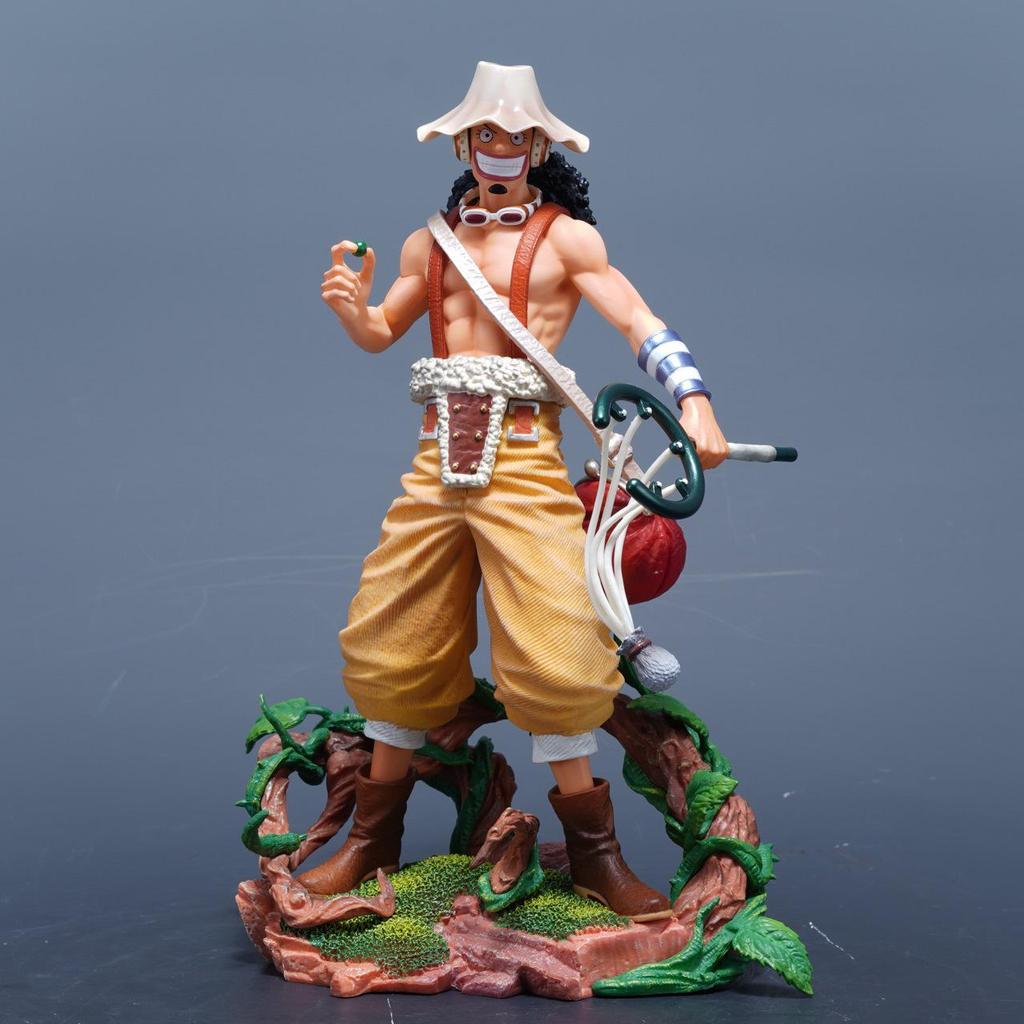 One Piece Usopp GK Figure with Base Statue Ornament