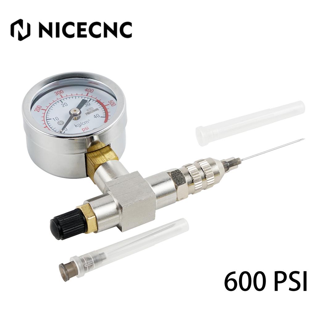 350 600PSI Shock Nitrogen Gauge Needle Fill Tool For Yamaha Polaris RZR CanAm Arctic Cat Snowmobile KTM Honda Suzuki Kawasaki