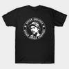 Men Black Print T-shirt Caddyshack - Gunga Galunga No-Cut Transfer Paper Print Cotton Tshirt