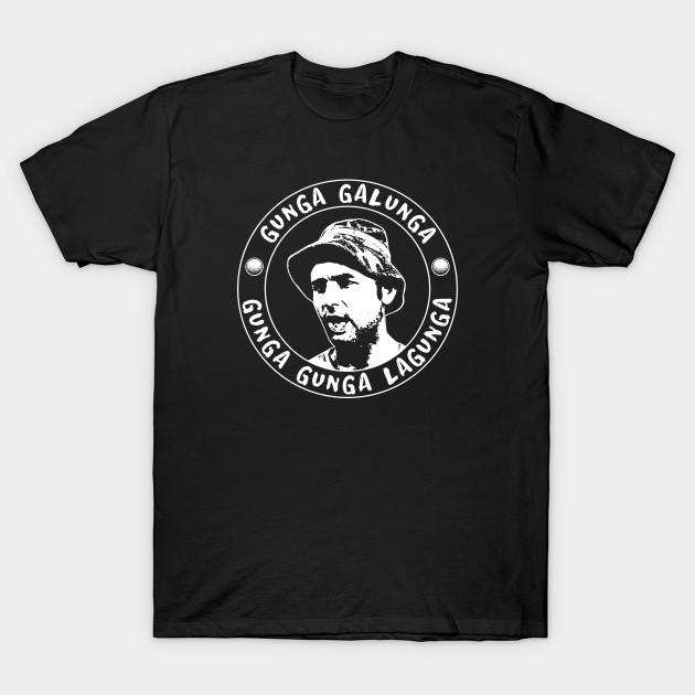 Men Black Print T-shirt Caddyshack - Gunga Galunga No-Cut Transfer Paper Print Cotton Tshirt S чёрный