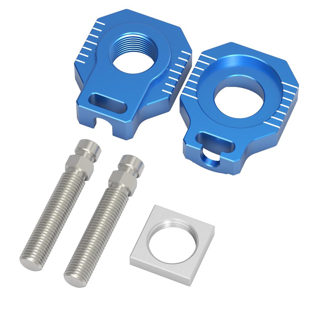 For KTM EXC 300 2000-2023 EXCF 350 EXC 450 XCW 300 XCF-W 20mm Rear Axle Blocks Chain Adjuster SX 125 SXF 250 SXF 450 2000-2012