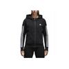 adidas Essentials 3 Stripes Full Zip Hooded Training Running Jacket Women Jackets Black S97059