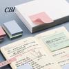 Study Note Paper Morandi Colored Memo Notes, Smooth Writing Paper, Indexing And Japanese Style Notes Decorating Notebooks Adhesive Note, for