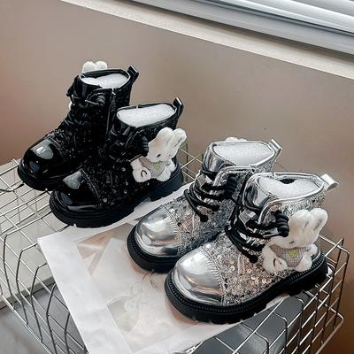 Kotníkové boty pro ženyMódní dětské boty Zimní Nové Dívčí boty Měkká podrážka Dětské boty Protiskluzové Dívčí bavlněné boty Boty pro dívky