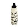 620ml Capacity Vacuum Insulated Water Bottle High-Capacity Straw Travel Cup  Student