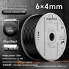 Zhuo Ji 8mm High-Pressure Transparent PU Air Hose for Air Compressors (Sizes: 4/6/10/12/14/16)