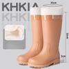 Fashion Fashion Rain Shoes Women Adult Short Water Shoes Anti-slip Rain Boots Outside Water Thickened Kitchen Work Waterproof Simple