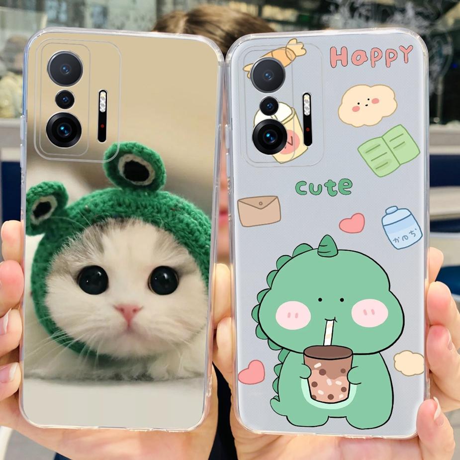 For Xiaomi 11T Pro Case New Fashion Back Cover Silicone Soft TPU Phone Case For Xiaomi Mi 11T Pro 11TPro Mi11T Full Coque Bumper