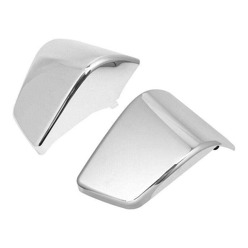 Motorcycle Battery Side Fairings Cover Guard for Honda Shadow ACE VT400 VT750 VT 400 750 1997-2003 Chrome Gloss Black