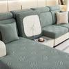 Jacquard Sofa Furniture Seat Cushion Protective Covers Stretchy Soild Colour Anti -Dirty L -Shaped Couch Covers Removable Sofa Slipcover Home Office