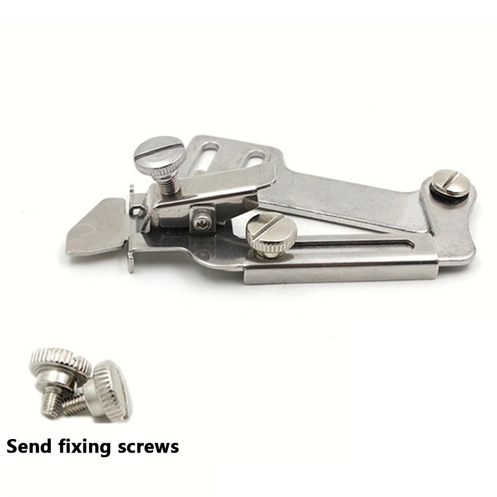 Sewing Machine Seam Guide Presser Stainless Steel Industrial Foot Tucker Gauge Tool Replacement Spare Parts Accessories