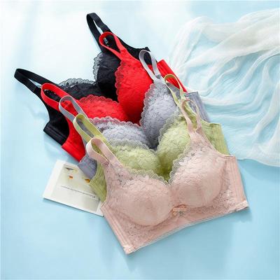 Women's Latex Lace Bra: Breathable, Adjustable, Anti-Sagging, Enhances Smaller Chest Appearance