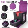 Deck Box for MTG with Display Window Commander Deck Case Fits 100+ Double-Sleeved Cards Magnetic Card Storage Box for TCG PTCG