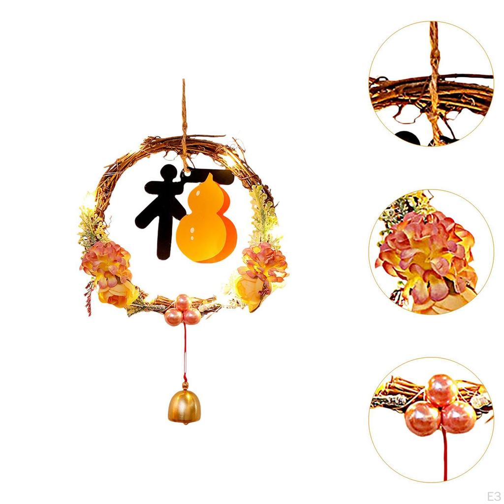 Chinese Year Garland with Lights of The Snake Door Decoration