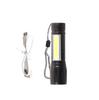 Portable Rechargeable LED Flashlight with Side Lamp