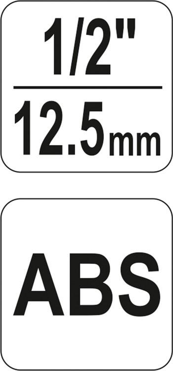 Standard connector 1/2"""" YT-99801 YATO