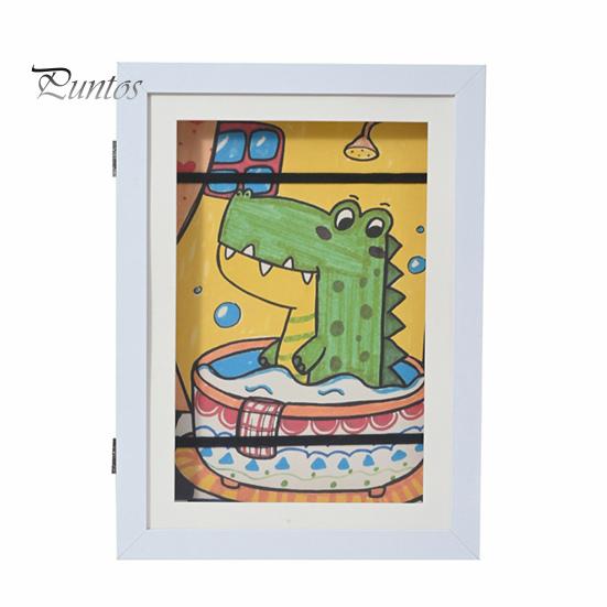 

Магнитная фоторамка, деревянная фоторамка на петлях, детская художественная рамка 11 x 8.5 держатель для картин для детских художественных работ, картин, сертификатов