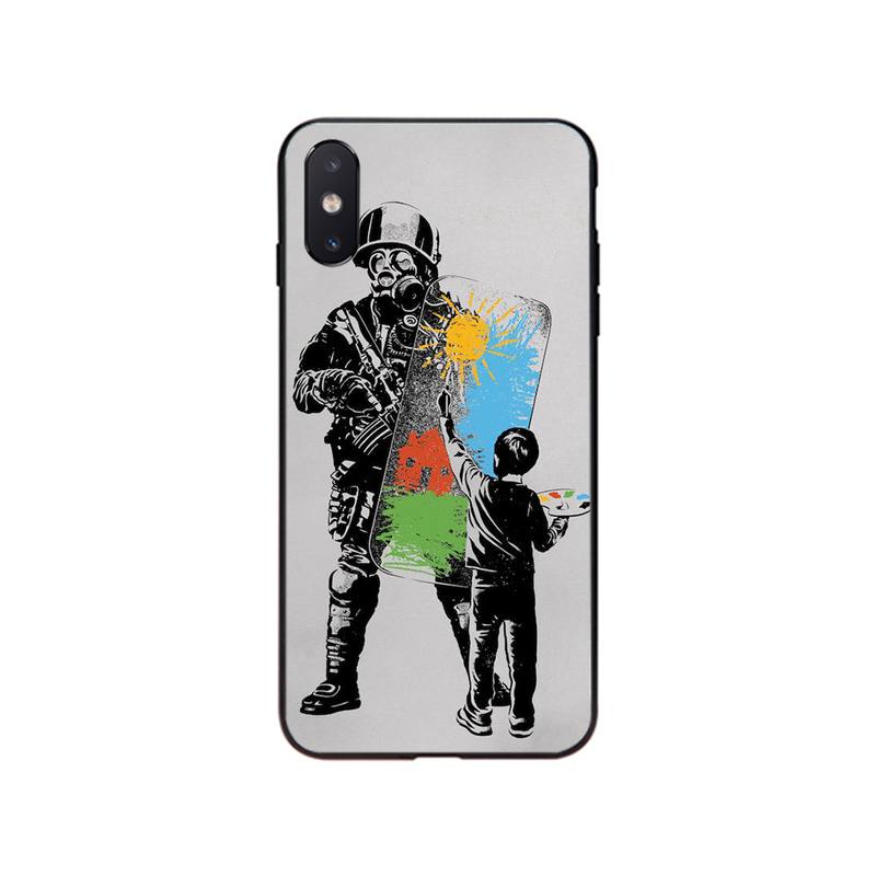 

Street Art Banksy Graffiti Phone Case for iphone 17 Pro Max Air 16 15 14 13 Pro Max 15 16 Pro 15Plus iphone 16