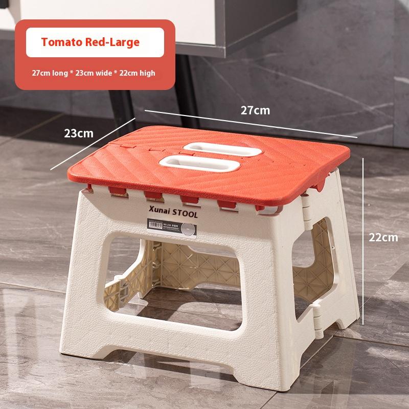 1pc portable and lightweight folding stool, high load-bearing capacity, suitable for outdoor camping and home use