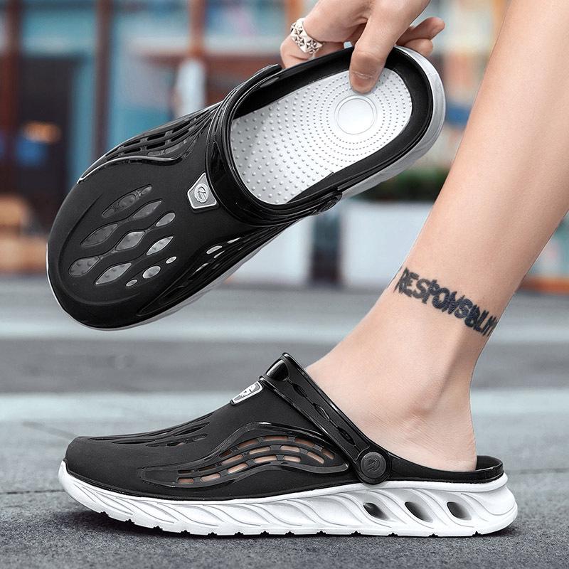 Sukaida Men's Versatile Thick-Soled Casual Closed-Toe Sandals