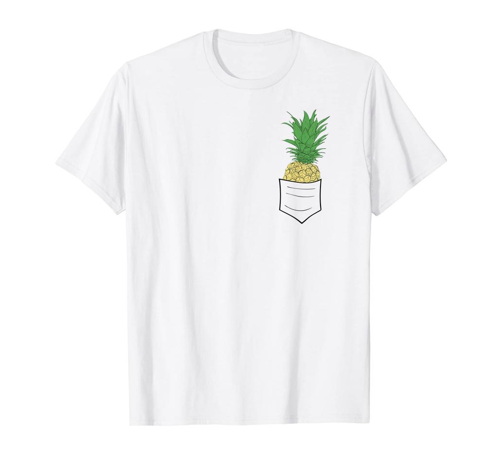 Pineapple Fake Bag Cool Summer Funny Gift Men's T-Shirt