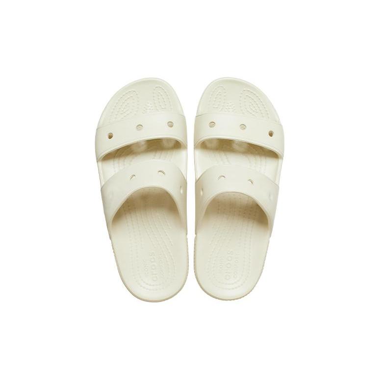 Crocs Sandali Bassi a Fascia Doppia Classici Osso 206761-2Y2