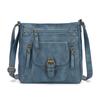 Vertical Women's Bag, Fashionable Shoulder Bag, European and American Retro Small Square Bag, Casual Travel Crossbody Bag