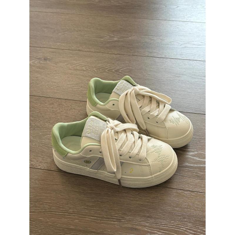 

Оригинальные ретро туфли на толстой подошве женские модные новые маленькие белые туфли нишевые универсальные повседневные туфли 40 бежевый