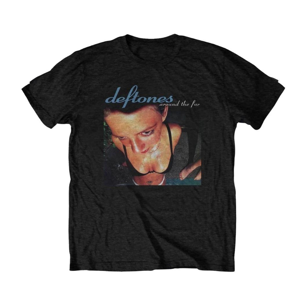 Deftones Around the Fur T-Shirt Alternative Metal Band Tee 90s Nu Metal Top 4XL