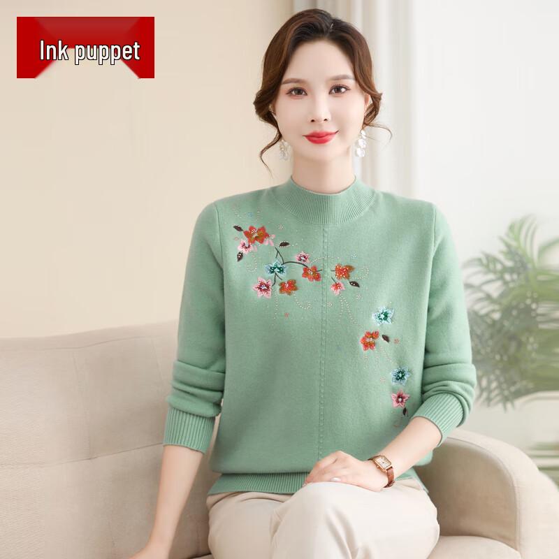 

Women s Plush Half-High Collar Thermal Sweater 5XL