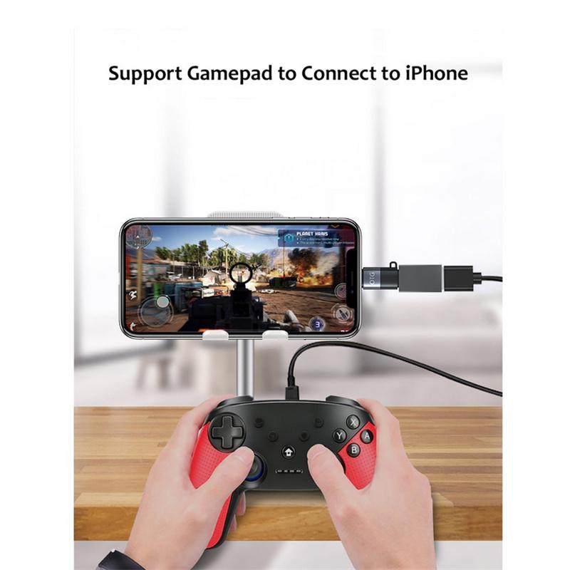 Charging Data Synchronization OTG Adapter Wireless Microphone Converter Compatible For Ios Type-c