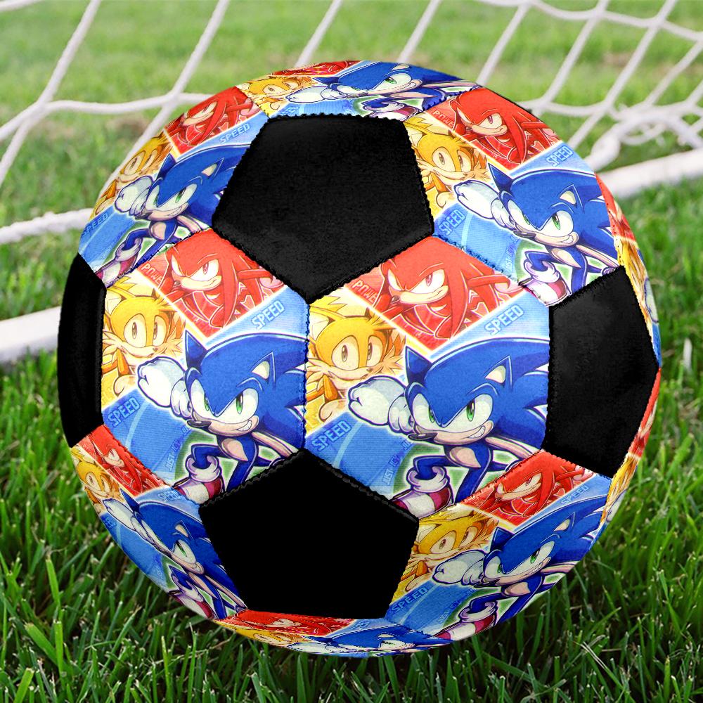 Soccer Ball Colorful Machine Stitched PVC Size 5 Team Training Competition Ready Durable High-Bounce Cool Sports Gift