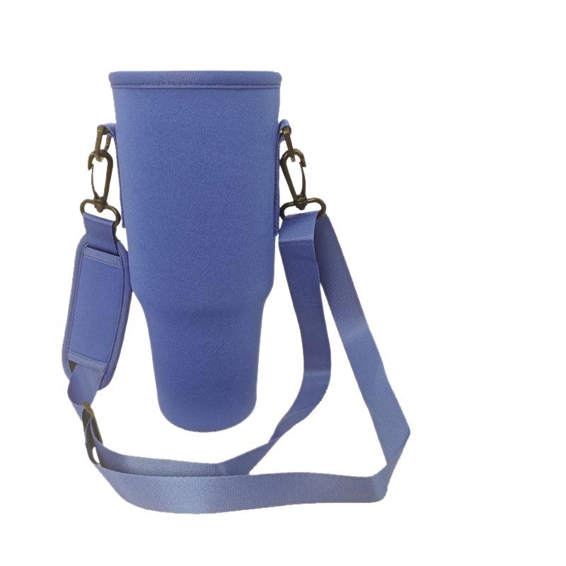 Neue 40oz Ice Buster Becherhülle mit verstellbarem Schultergurt, Tauchmaterial, Keine Seitentasche - Tragbarer Auto-Becherhalter