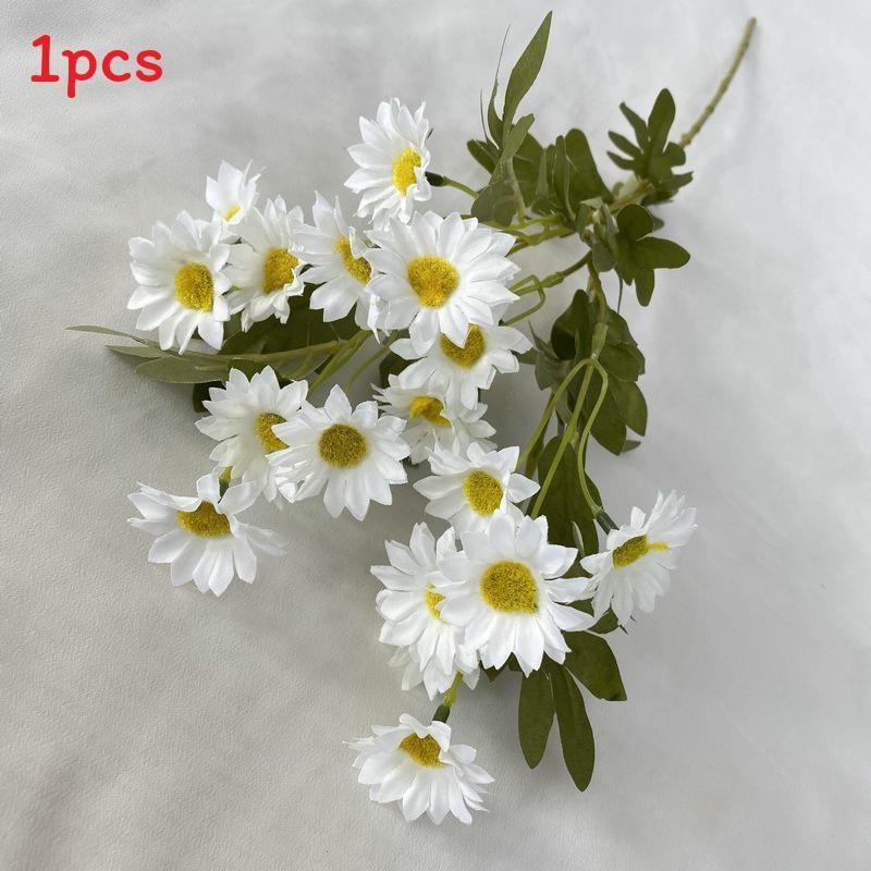 Stem Silk Long Chamomile Flowers For Home Arrangement Wedding Gift Props