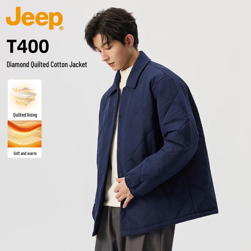 JEEP Men s Winter Lightweight Padded Shirt Collar Jacket