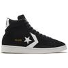Converse Cons Pro Leather Classic Versatile Casual Non-slip Wear-resistant High-top Skate Shoes Unisex Pure Black