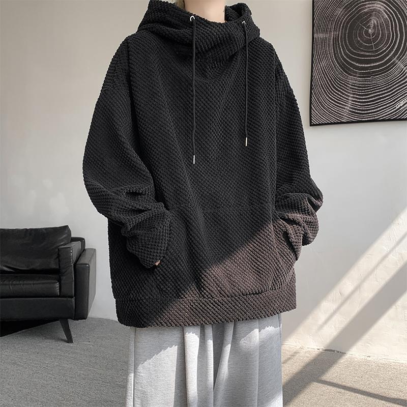 2025 Autumn Men Corduroy Hoodies Men Oversized Streetwear Pullovers Autumn Male Casual Loose Fit Trendy Hoodie Man Sweatshirt