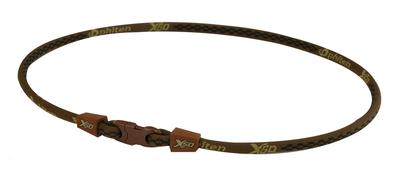 Κολιέ Phiten RAKUWA Neck X50 Καφέ 45cm