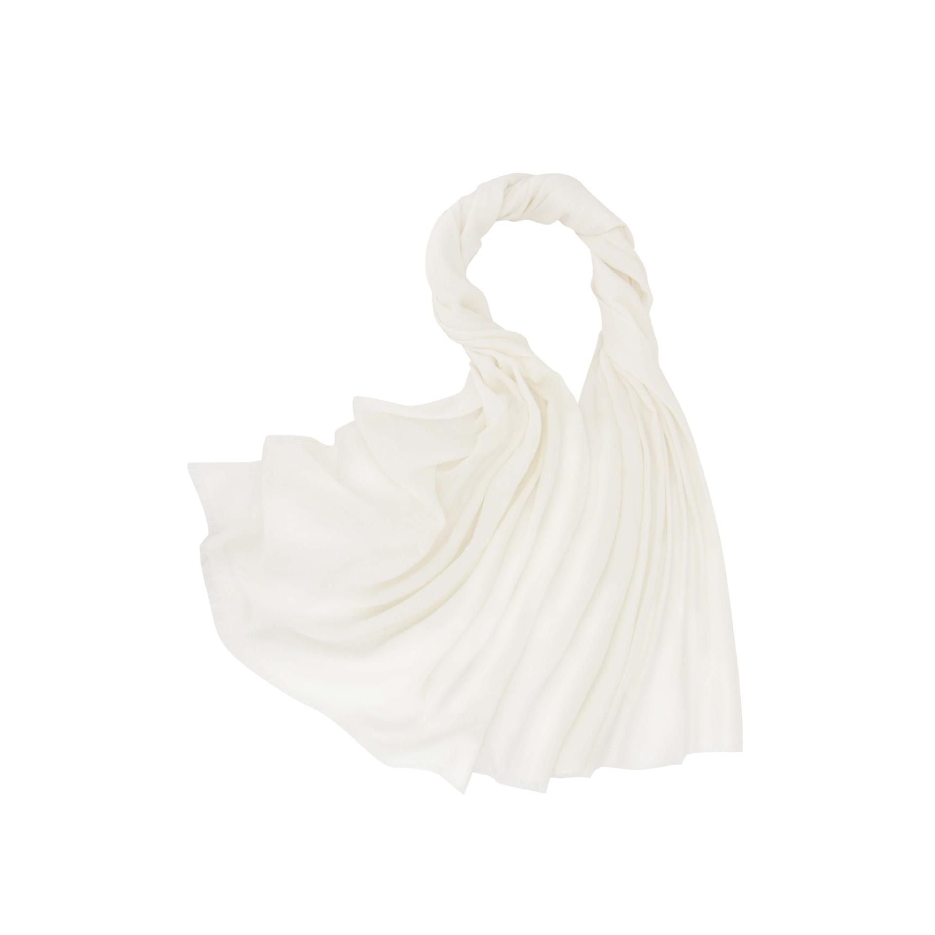 

Женский шарф Four Seasons из 100% шерсти, ультратонкий, водорастворимая пряжа, квадратный шарф премиум-класса, простая и универсальная шаль 190*70cm белый